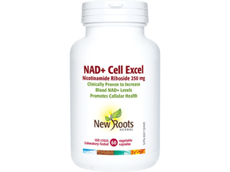 New roots - nad +  cell excel 250 mg - 60 vcaps Online now