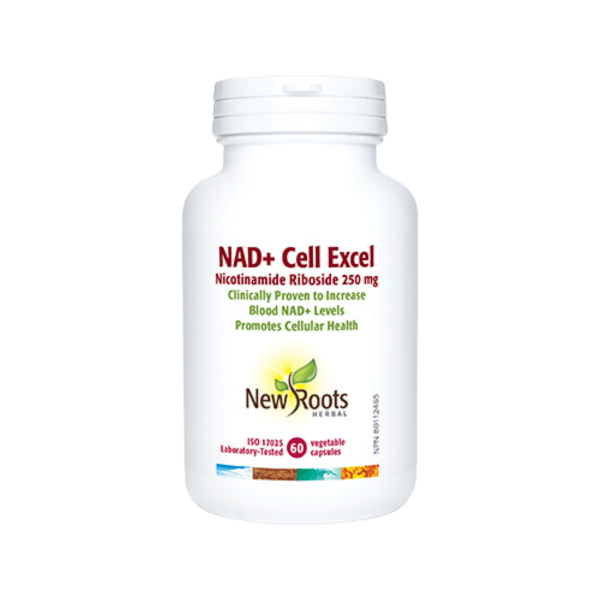 New roots - nad +  cell excel 250 mg - 60 vcaps Online now