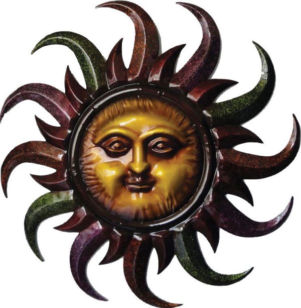 Very Cool Stuff - Metal Multicolor Sun Wall Art Online