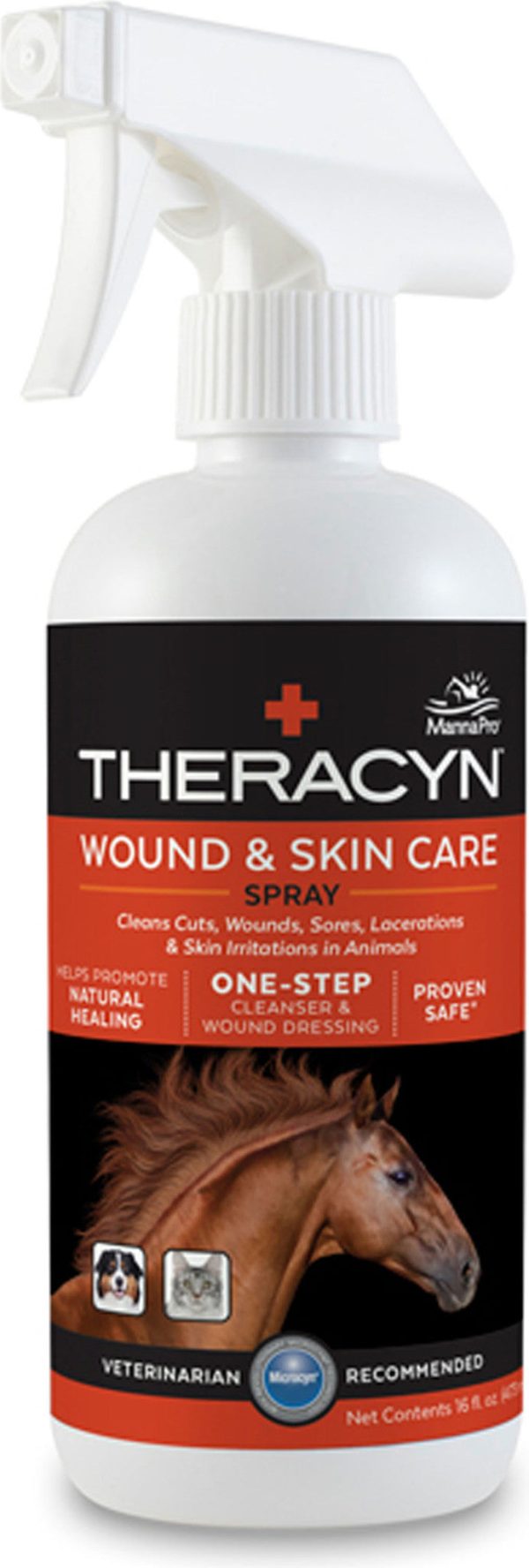 Manna Pro-equine - Theracyn Wound & Skin Care Spray- Equine For Sale