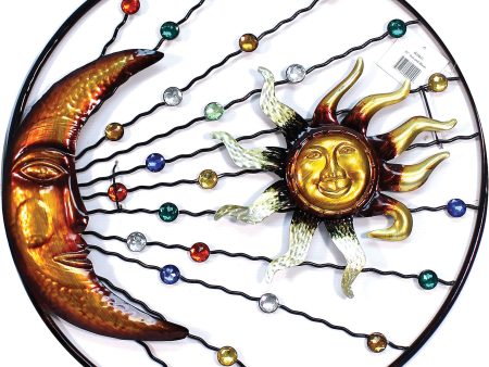 Very Cool Stuff - Metal Sun And Moon Wall Art Online Hot Sale