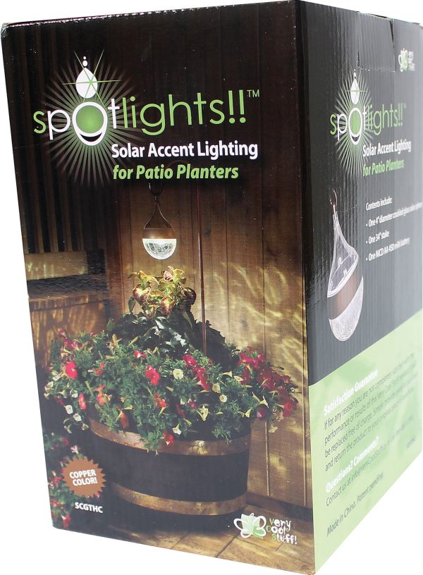 Very Cool Stuff - Spotlights Solar Lighting For Patio Planters For Sale