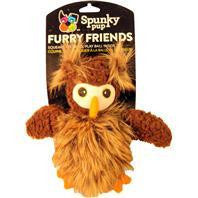 Spunky Pup - Furry Friends Owl With Squeaker Ball For Sale