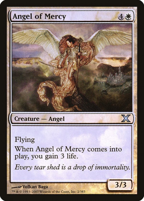 Angel of Mercy (Premium Foil) [Tenth Edition] For Cheap