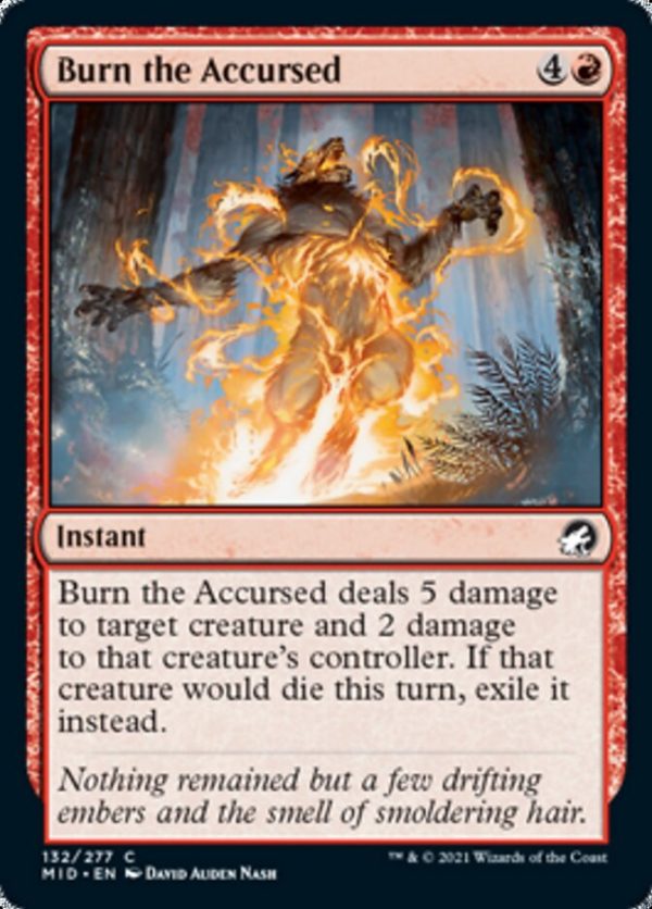 Burn the Accursed [Innistrad: Midnight Hunt] Online Hot Sale