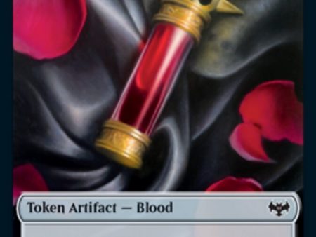 Blood    Bat Double-Sided Token [Innistrad: Crimson Vow Commander Tokens] For Sale