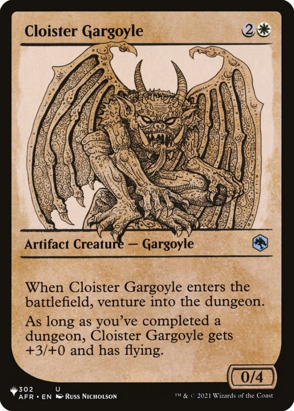 Cloister Gargoyle (Showcase) [The List] Fashion