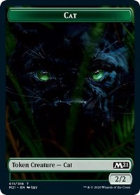 Cat (011)    Dog Double-Sided Token [Core Set 2021 Tokens] Online now