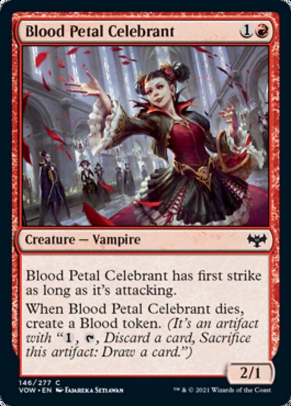 Blood Petal Celebrant [Innistrad: Crimson Vow] Sale