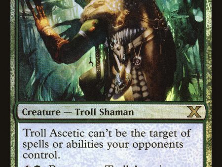 Troll Ascetic (Premium Foil) [Tenth Edition] For Sale