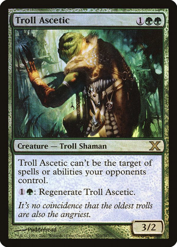 Troll Ascetic (Premium Foil) [Tenth Edition] For Sale