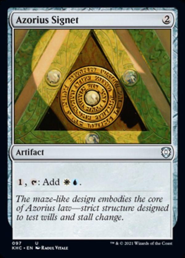 Azorius Signet [Kaldheim Commander] Discount