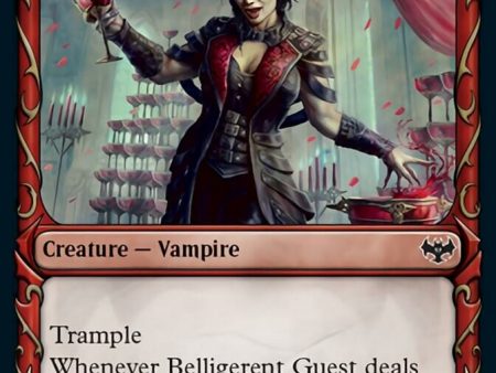 Belligerent Guest (Showcase Fang Frame) [Innistrad: Crimson Vow] Cheap