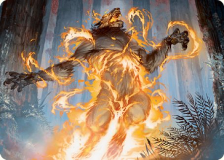 Burn the Accursed Art Card [Innistrad: Midnight Hunt Art Series] Sale