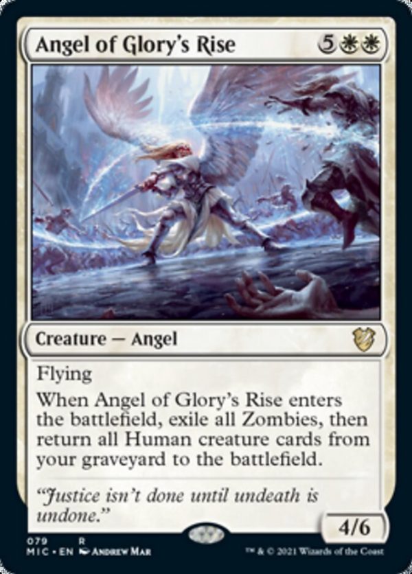 Angel of Glory s Rise [Innistrad: Midnight Hunt Commander] For Discount