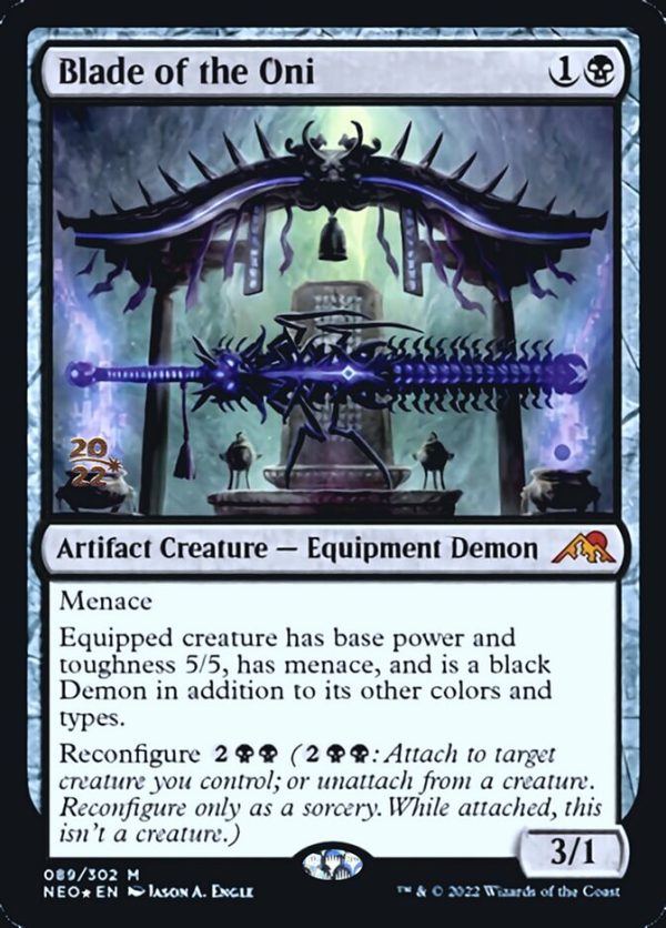 Blade of the Oni [Kamigawa: Neon Dynasty Prerelease Promos] Supply