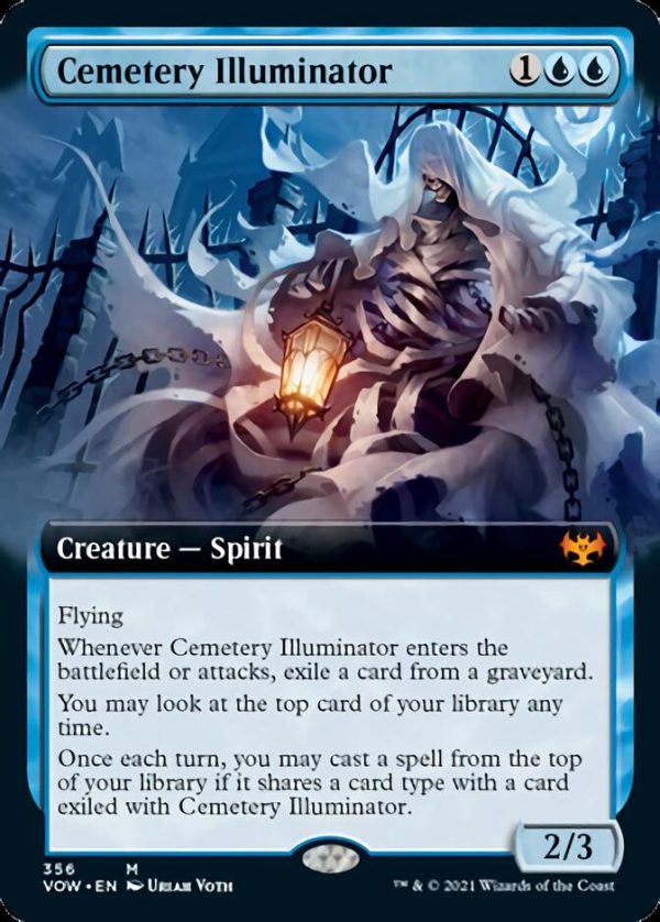 Cemetery Illuminator (Extended Art) [Innistrad: Crimson Vow] Hot on Sale