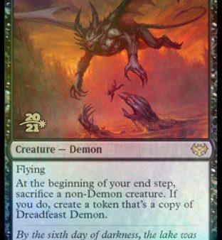 Dreadfeast Demon [Innistrad: Crimson Vow Prerelease Promos] Online now