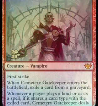 Cemetery Gatekeeper [Innistrad: Crimson Vow Prerelease Promos] For Cheap