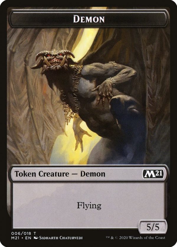 Angel    Demon Double-Sided Token [Core Set 2021 Tokens] For Cheap