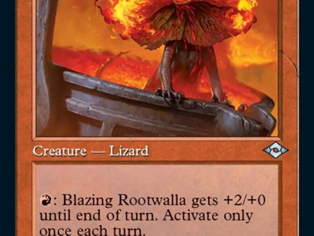 Blazing Rootwalla (Retro Foil Etched) [Modern Horizons 2] Supply