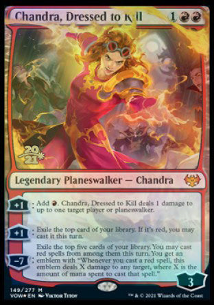 Chandra, Dressed to Kill [Innistrad: Crimson Vow Prerelease Promos] Online