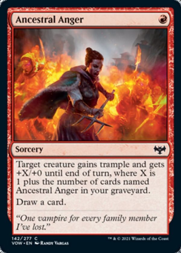 Ancestral Anger [Innistrad: Crimson Vow] For Sale