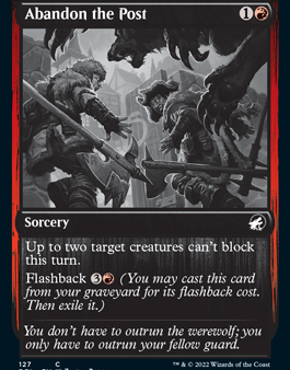 Abandon the Post [Innistrad: Double Feature] For Sale