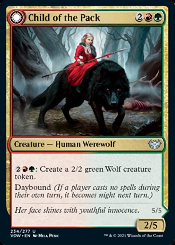 Child of the Pack    Savage Packmate [Innistrad: Crimson Vow] For Cheap