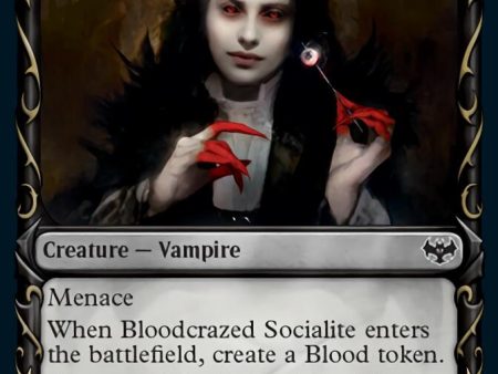 Bloodcrazed Socialite (Showcase Fang Frame) [Innistrad: Crimson Vow] Supply