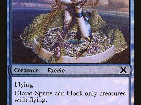 Cloud Sprite (Premium Foil) [Tenth Edition] Sale