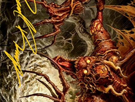 Archfiend of Sorrows Art Card (Gold-Stamped Signature) [Modern Horizons 2 Art Series] Hot on Sale