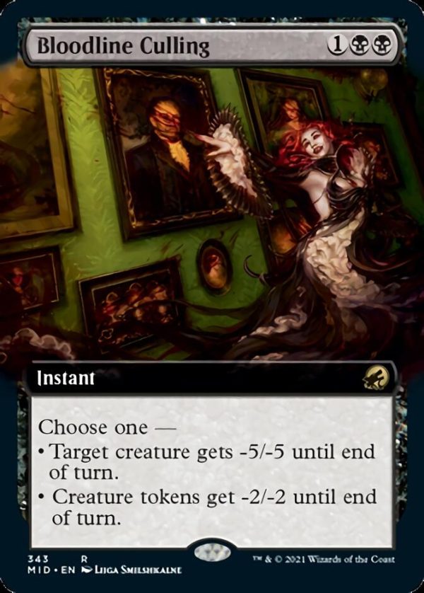 Bloodline Culling (Extended Art) [Innistrad: Midnight Hunt] Supply