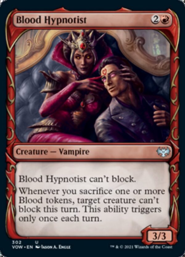 Blood Hypnotist (Showcase Fang Frame) [Innistrad: Crimson Vow] For Sale