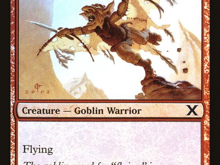 Goblin Sky Raider (Premium Foil) [Tenth Edition] on Sale