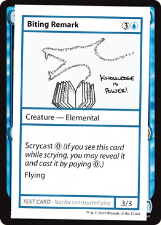 Biting Remark (2021 Edition) [Mystery Booster Playtest Cards] Online