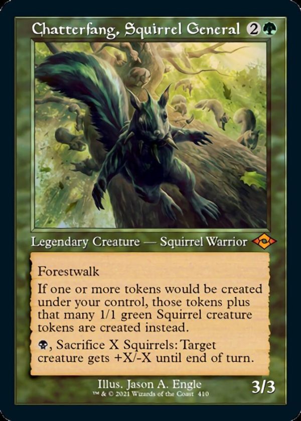 Chatterfang, Squirrel General (Retro Foil Etched) [Modern Horizons 2] For Cheap