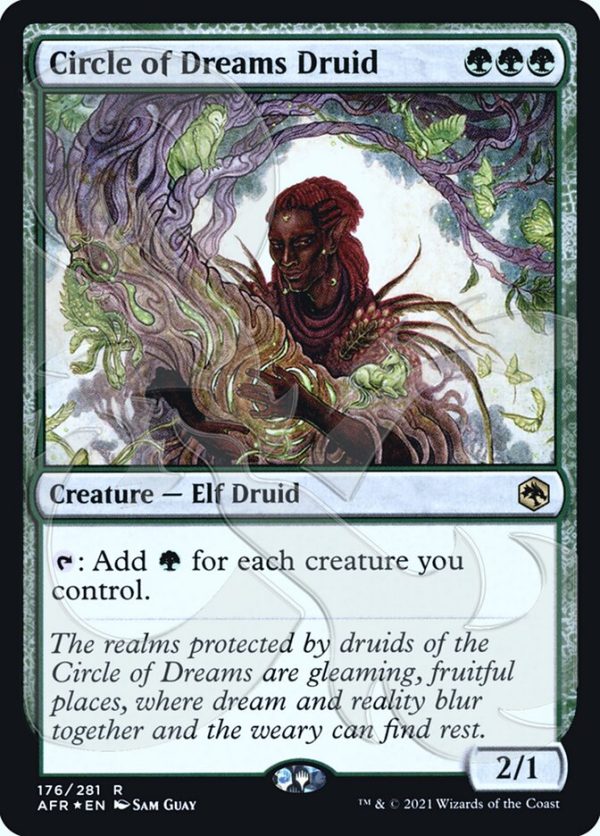 Circle of Dreams Druid (Ampersand Promo) [Dungeons & Dragons: Adventures in the Forgotten Realms Promos] For Discount