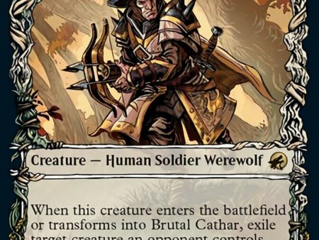 Brutal Cathar    Moonrage Brute (Showcase Equinox) [Innistrad: Midnight Hunt] For Sale