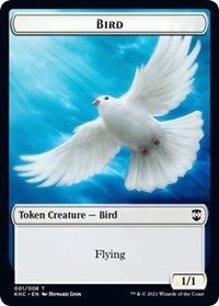 Bird    Spirit Double-Sided Token [Kaldheim Commander Tokens] Online Hot Sale