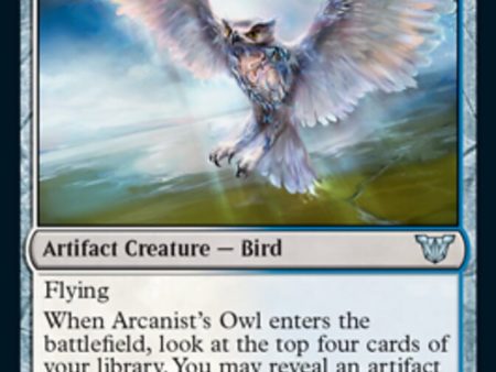 Arcanist s Owl [Kamigawa: Neon Dynasty Commander] For Sale