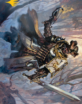 Brutal Cathar Art Card (Gold-Stamped Signature) [Innistrad: Midnight Hunt Art Series] Discount