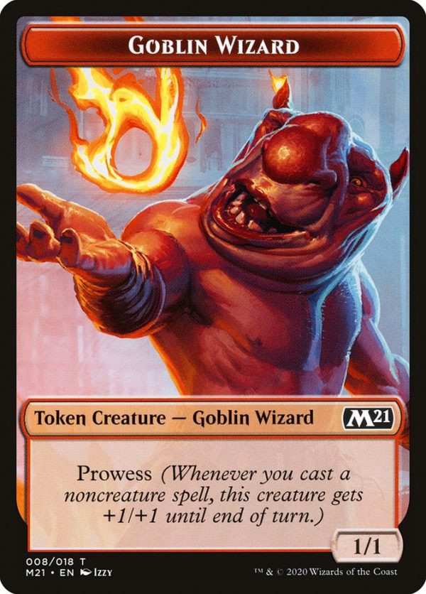 Cat (011)    Goblin Wizard Double-Sided Token [Core Set 2021 Tokens] For Discount