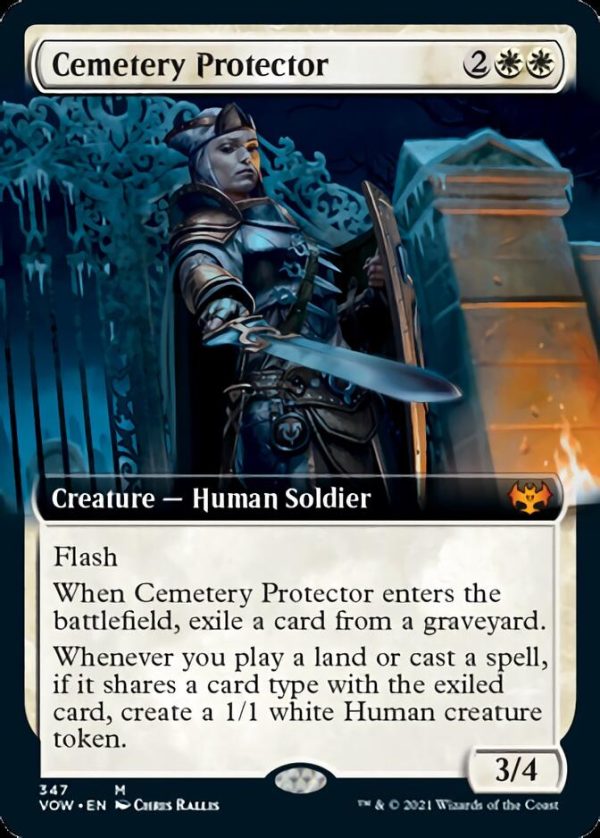 Cemetery Protector (Extended Art) [Innistrad: Crimson Vow] on Sale