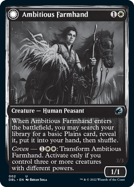 Ambitious Farmhand    Seasoned Cathar [Innistrad: Double Feature] For Sale