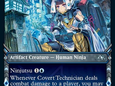 Covert Technician (Showcase Ninja) [Kamigawa: Neon Dynasty] Supply