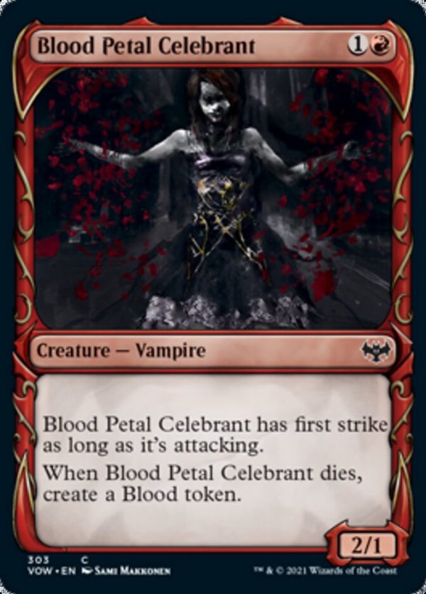 Blood Petal Celebrant (Showcase Fang Frame) [Innistrad: Crimson Vow] Cheap