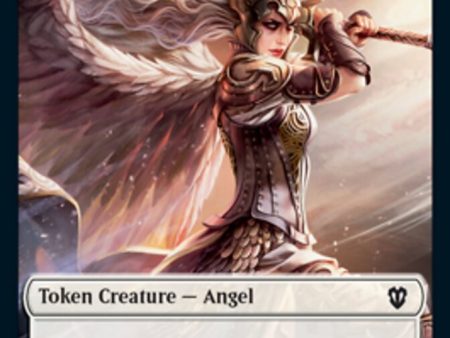 Angel    Clue Double-Sided Token [Innistrad: Crimson Vow Commander Tokens] For Cheap