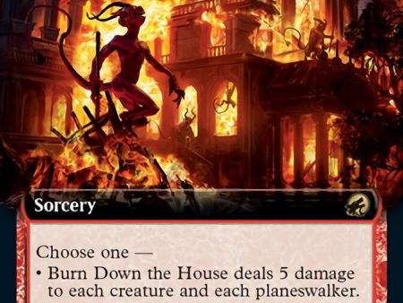 Burn Down the House (Extended Art) [Innistrad: Midnight Hunt] For Sale