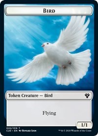 Bird    Dinosaur Cat Double-Sided Token [Commander 2020 Tokens] Cheap